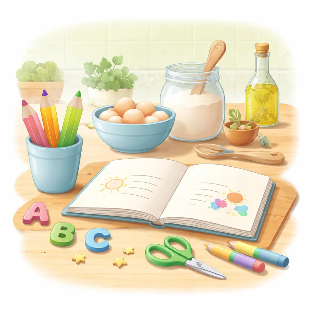 Illustration for 2. The Kitchen Classroom - StoryBud Blog