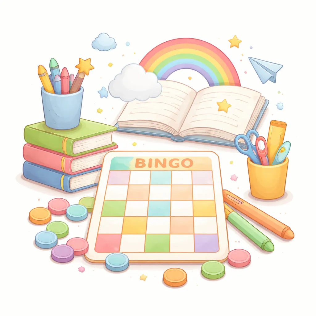 Illustration for Crafting Your Custom Bingo Set - StoryBud Blog