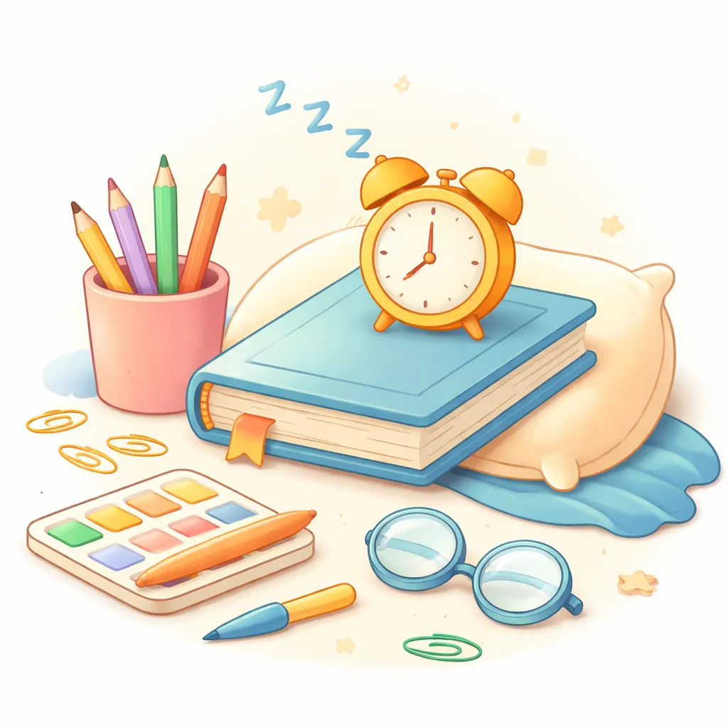 Illustration for The Homeschool Sleep Trap - StarredIn Blog