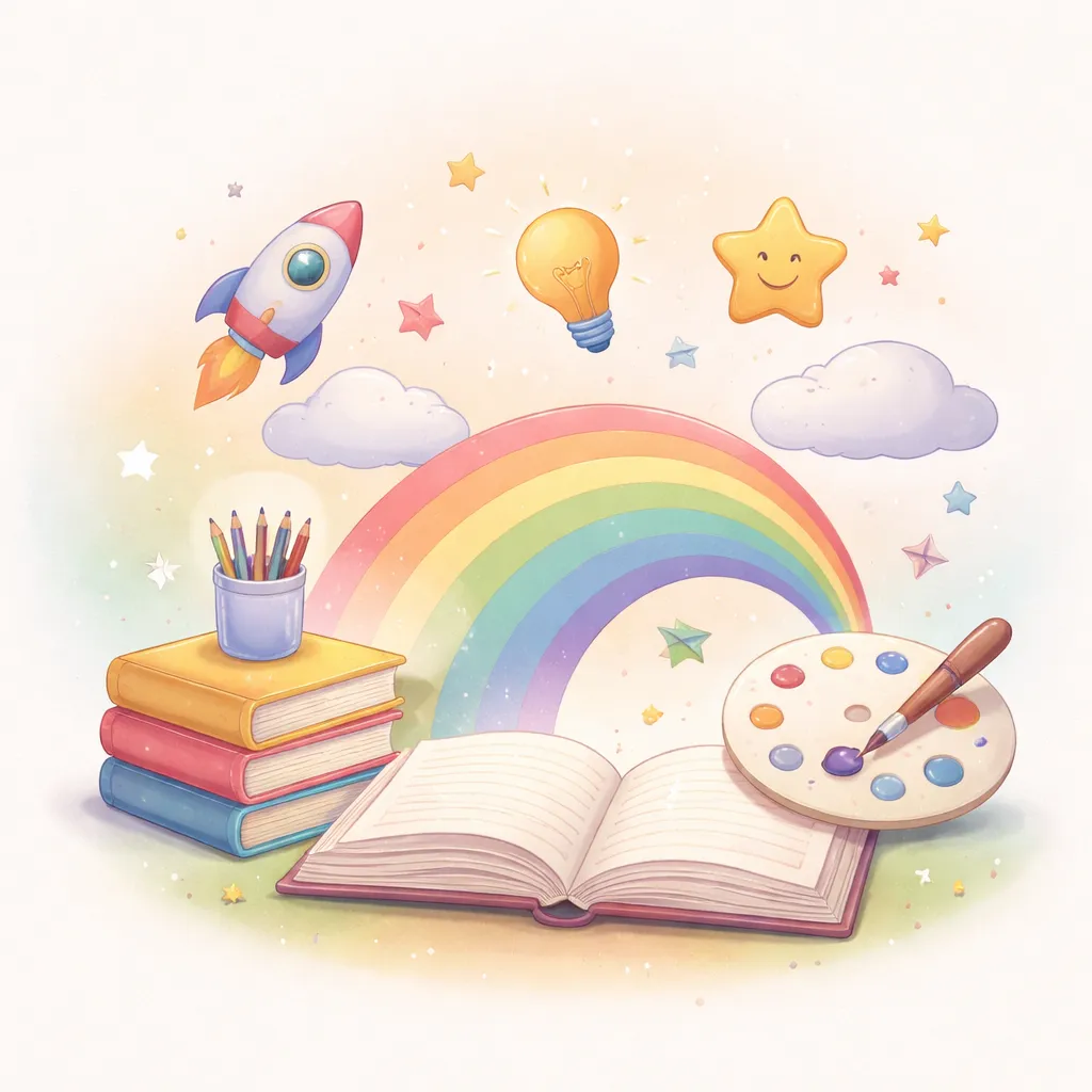 Illustration for Age-by-Age Guide to Creativity - StoryBud Blog